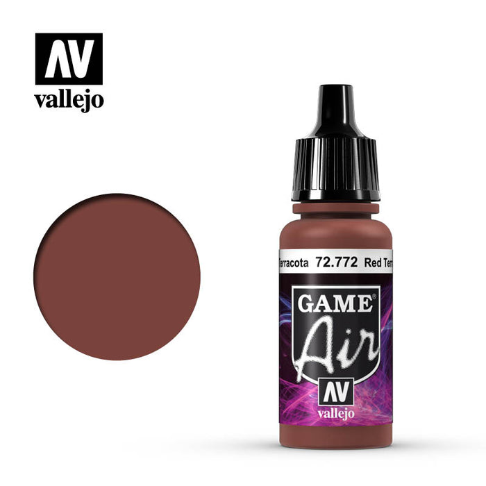 Vallejo 72772 Game Air Red Terracotta 17ml Acrylic Airbrush Paint