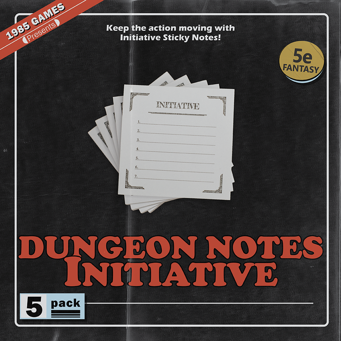 Dungeon Sticky Notes - Initiative Pack