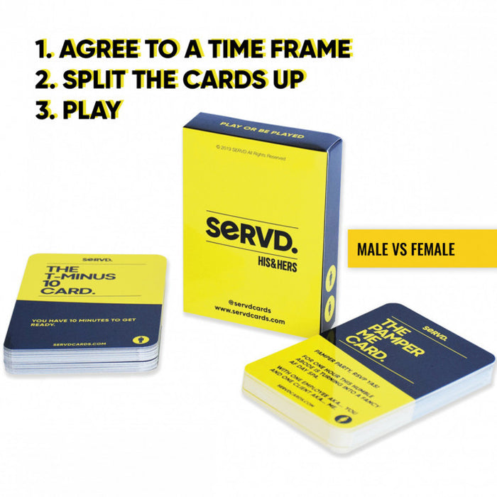 Servd His and Hers Cards