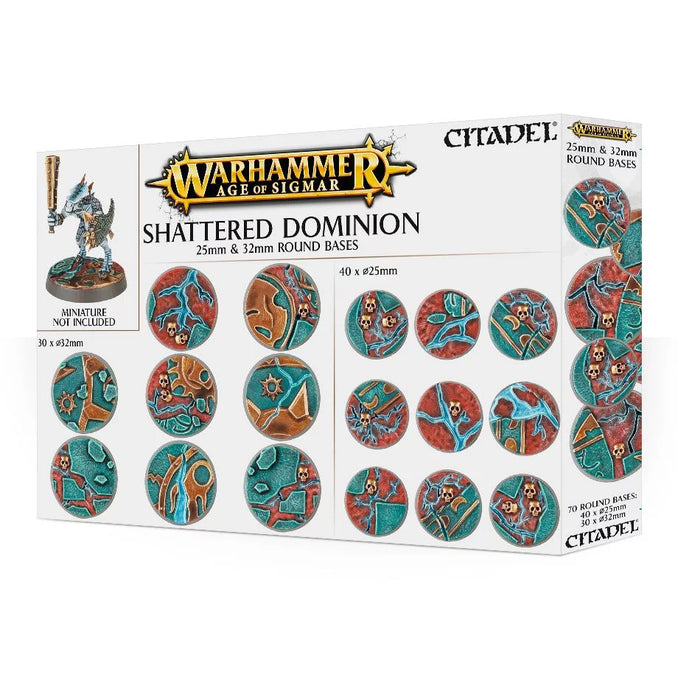 66-96 AOS: Shattered Dominion 25 & 32mm Round Bases