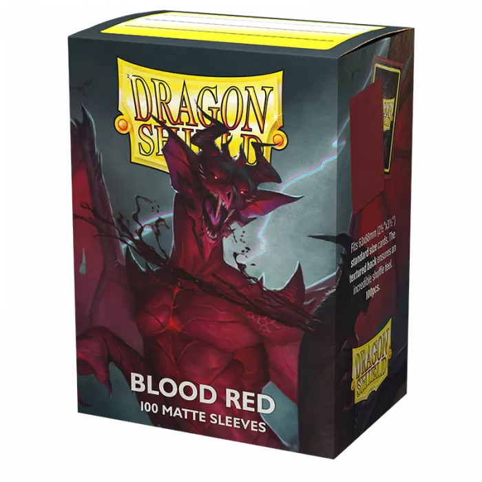 Dragon Shield Matte 100 - Blood Red
