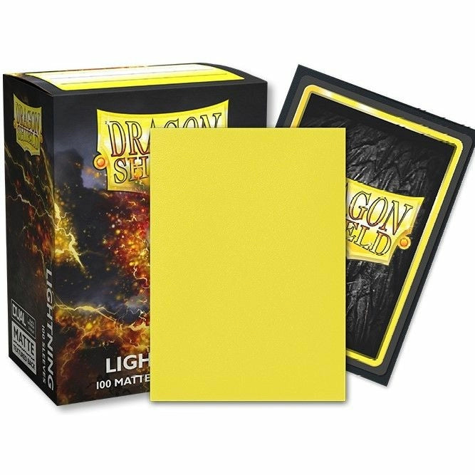 Dragon Shield Dual Matte 100 - Lightning Yellow