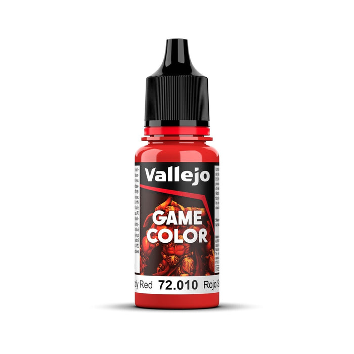 Vallejo 72010 Game Colour Bloody Red 18ml Acrylic Paint