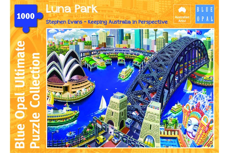 Blue Opal - Luna Park Puzzle 1000 pieces