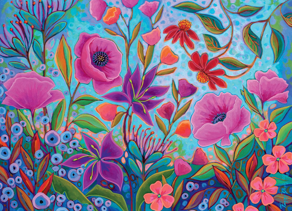Peggy's Garden - Colorful Conversation - 1000 pieces