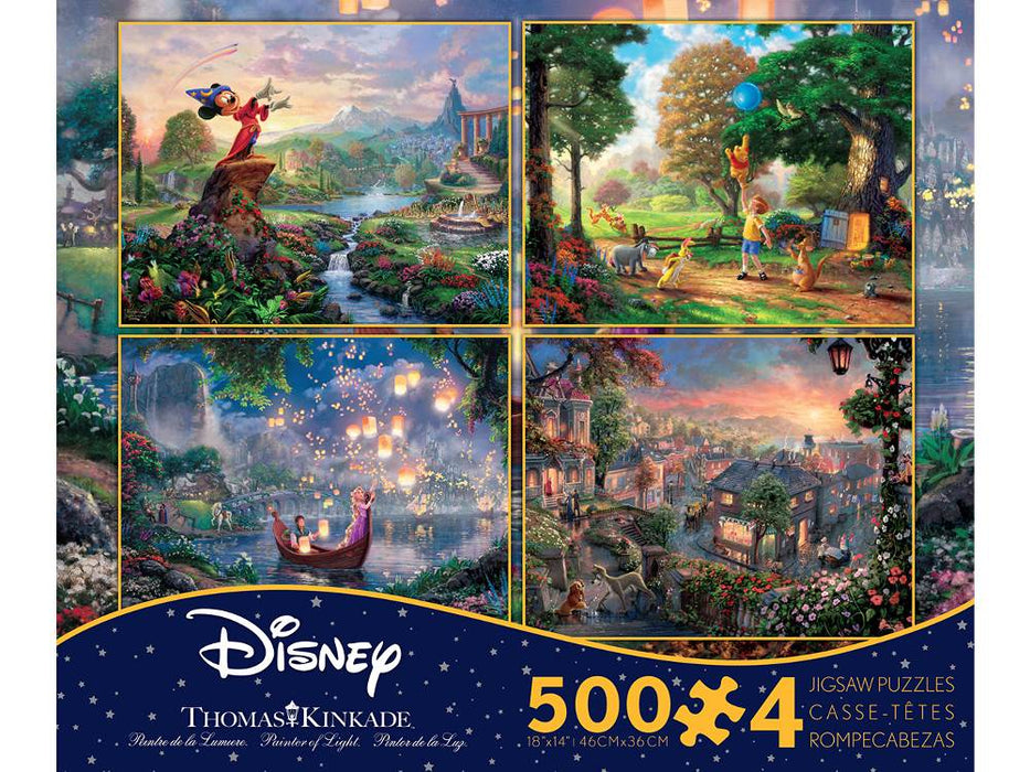 Kinkade Disney Series A - 500 pieces 4-in-1
