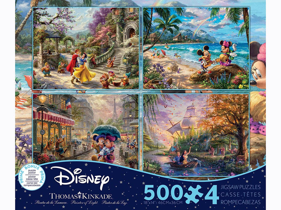 Kinkade Disney Series C - 500 pieces 4-in-1