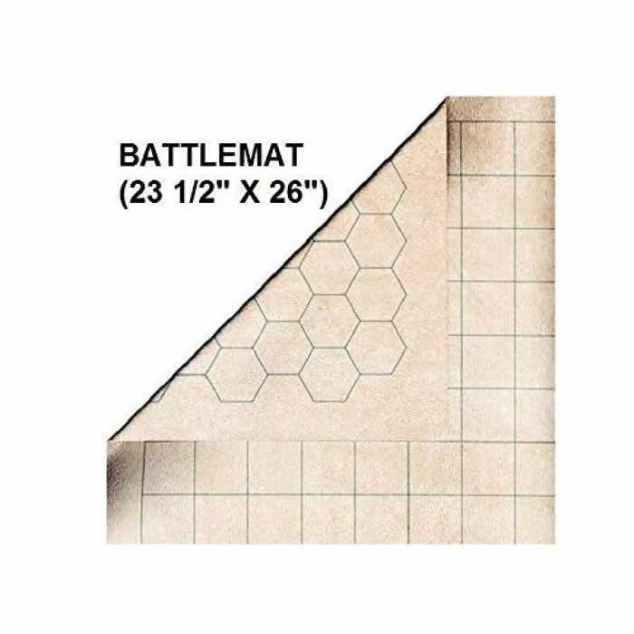 Reversible Battlemat - Squares & Hexes
