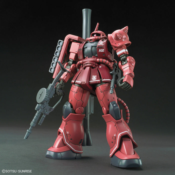 Bandai HG 1/144 MS-06S Zaku II Principality of Zeon Char Aznable Mobile Suit Red