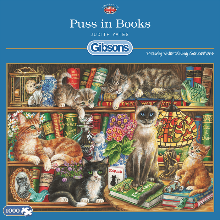 Puss In Books 1000 pieces