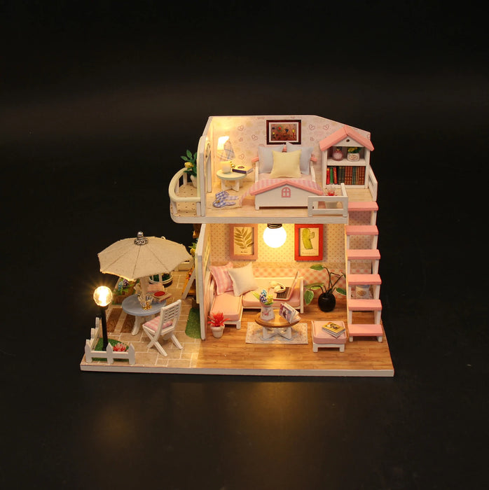 DIY Miniature House - Pink Loft