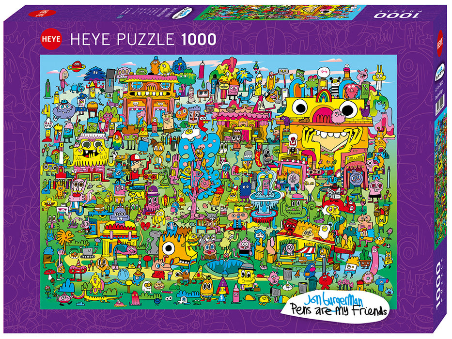 Burgerman - Doodle Village 1000 pieces