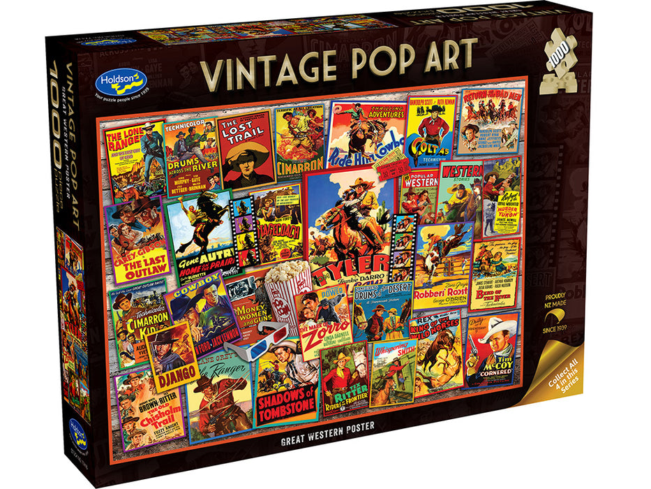 Vintage Pop Art - Great Western 1000 pieces
