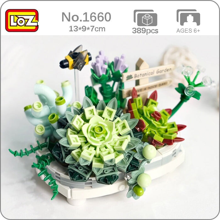 LOZ Potted Succulent Plants