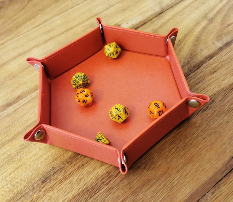 Hex Dice Tray 6" - Red