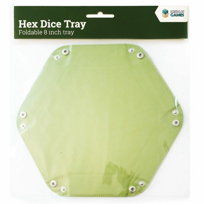 Hex Dice Tray 8" - Green