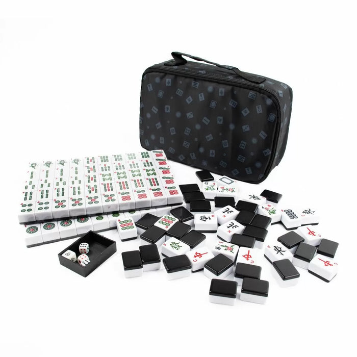 Mahjong Travel Case w/ Black Tiles