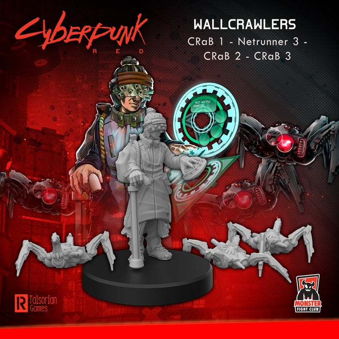 Cyberpunk Red: Wall Crawlers (Netrunner - CRaB Drones x3)