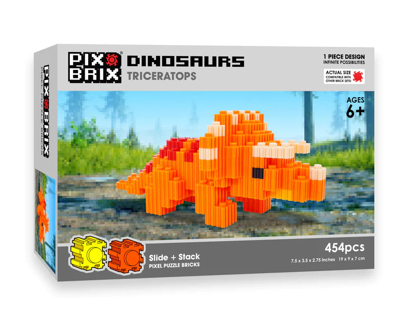 PixBrix Dinosaur - Triceratops
