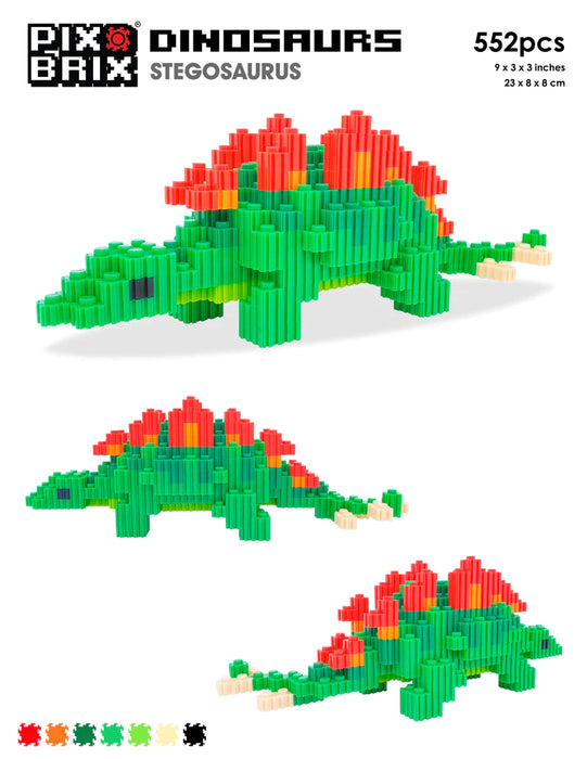 PixBrix Dinosaur - Stegosaurus