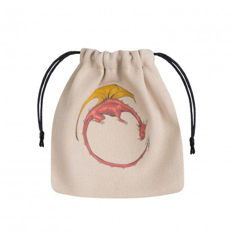 Dragon Beige & Multicolour Dice Bag