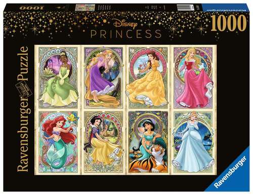 Ravensburger Disney Art Nouveau Princesses 1000 pieces