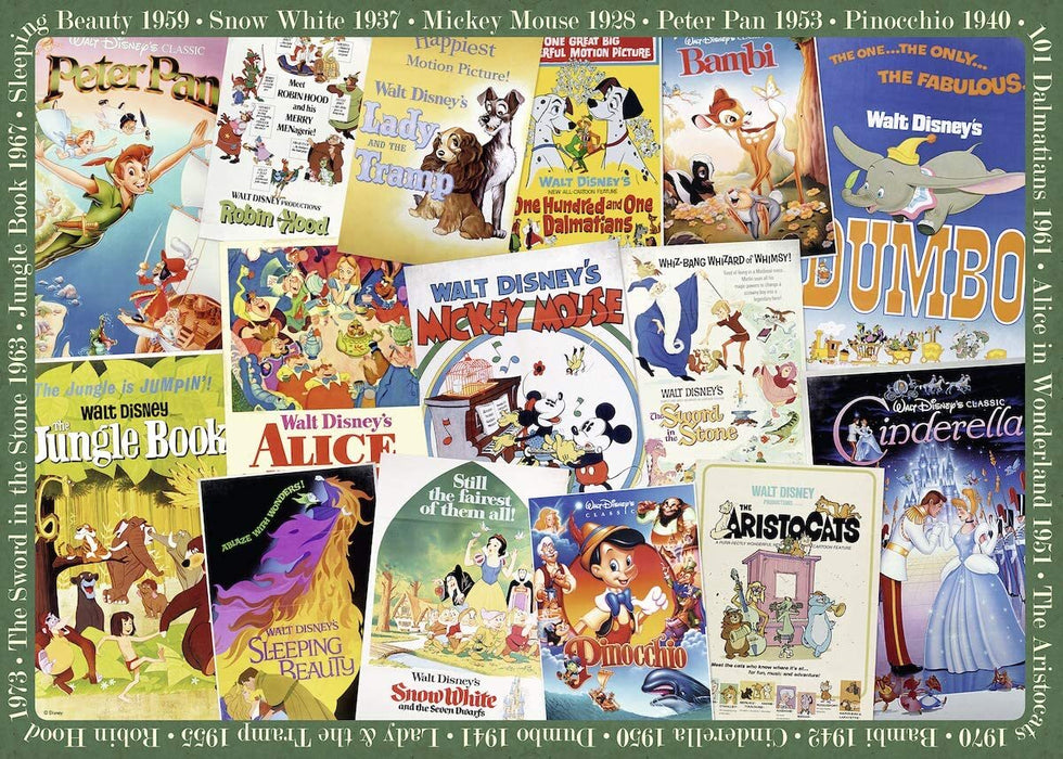 Ravensburger - Disney Vintage Movie Posters Puzzle 1000 pieces