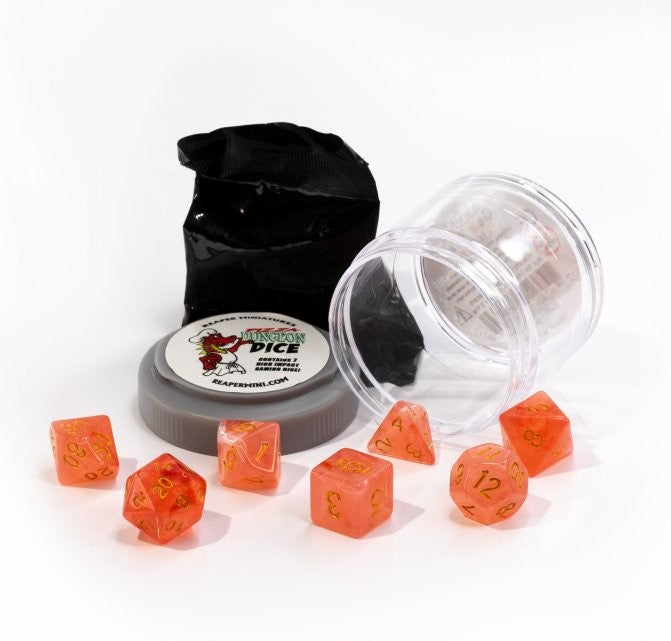 Reaper: Pizza Lucky Gem Red Dice