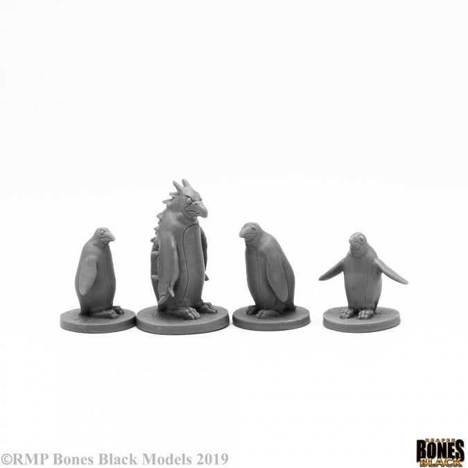 Reaper: Bones Black: Penguin Attack Pack (4)