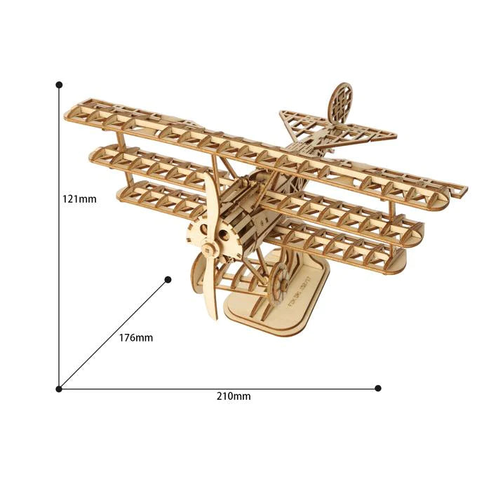 Robotime 3D Wooden Puzzle - Airplane