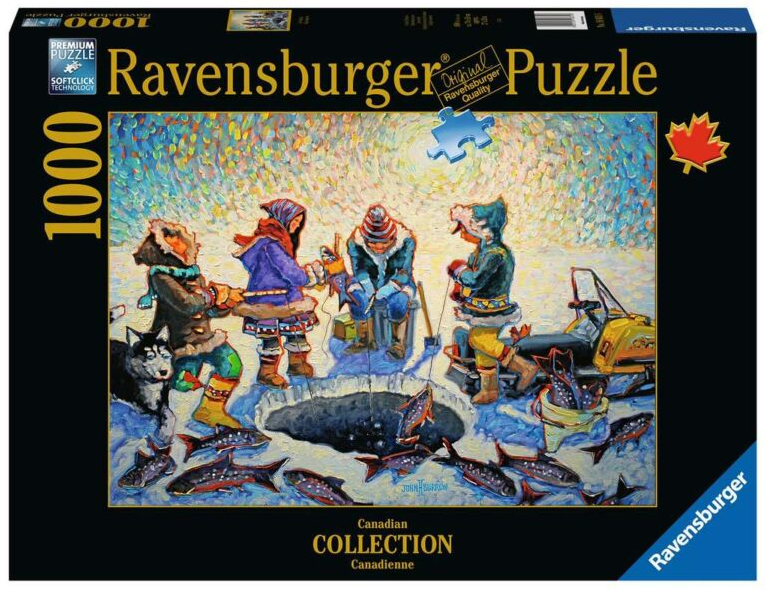 Ravensburger Ice Fishing 1000 piece puzzle