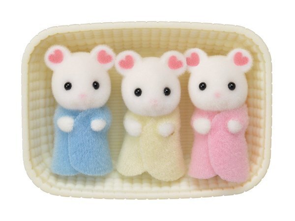 SF - Marshmallow Mouse Triplets