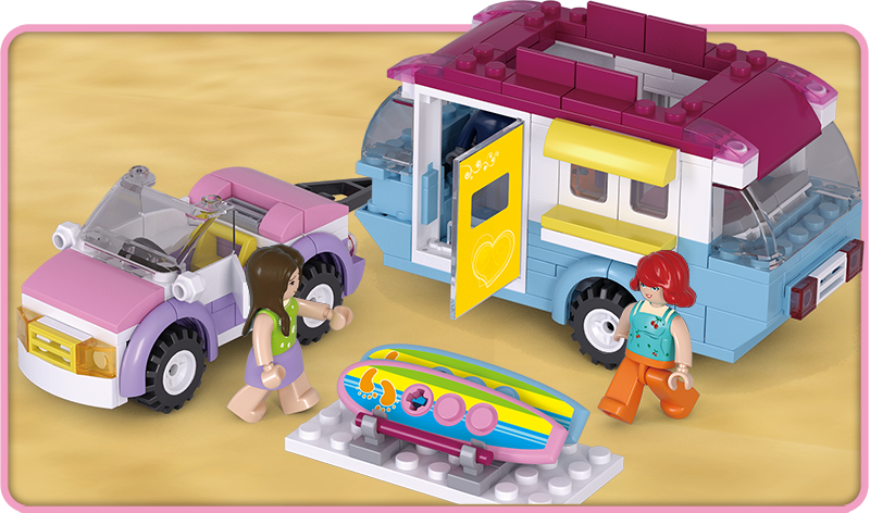 Sluban Girls Dream - Car and Caravan
