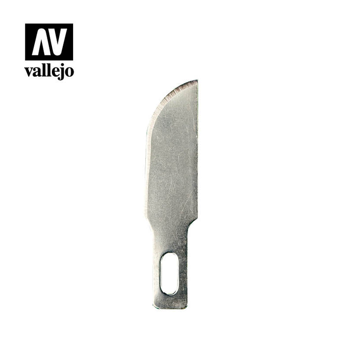 Vallejo T06002 Tools #10 General Purpose Curved blades (5) - for no.1 handle