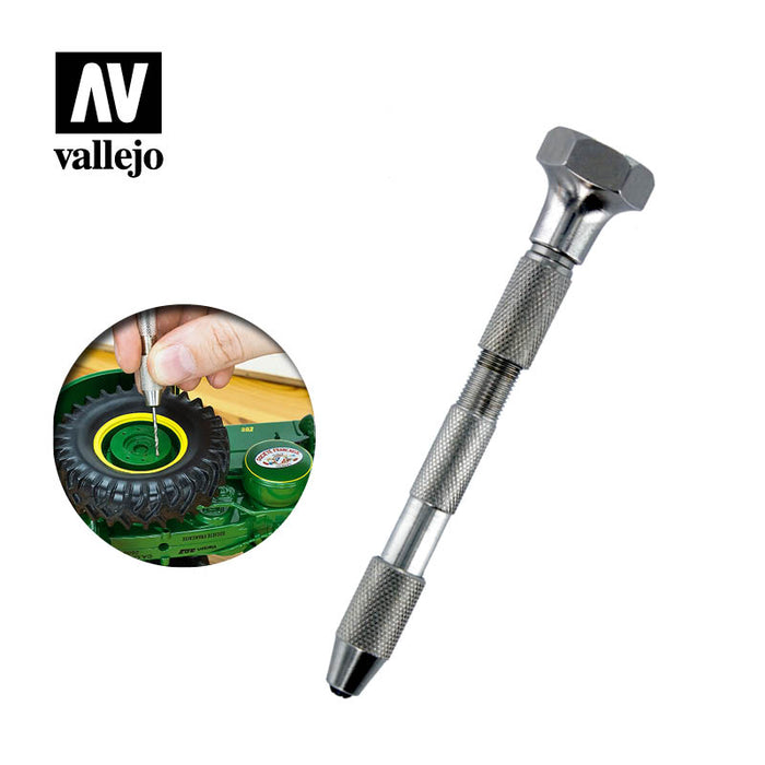 Vallejo T09001 Tools Pin vice - double ended, swivel top