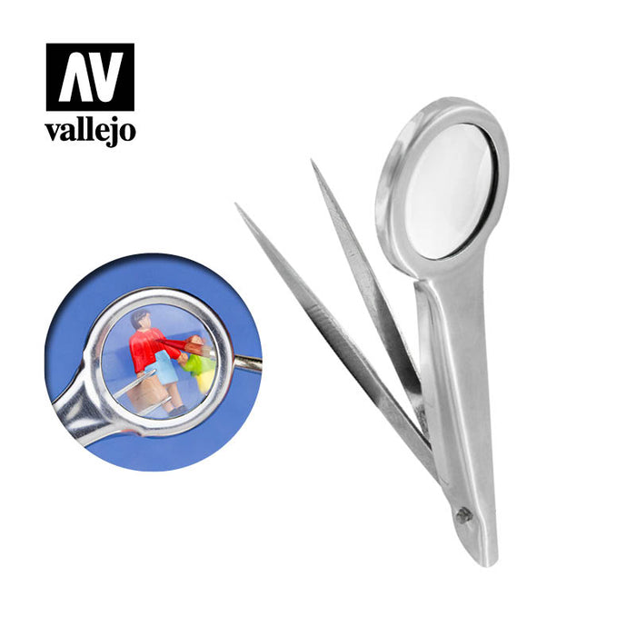 Vallejo T12001 Tools Magnifier Tweezers