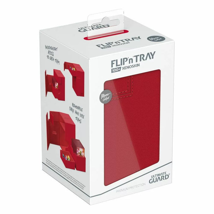 Ultimate Guard Flip n Tray Deck Case 100+ Red