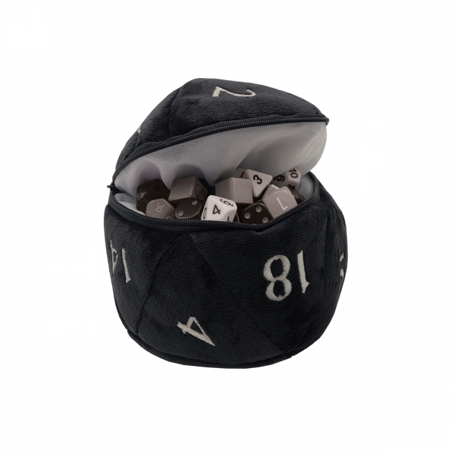 Ultra Pro D20 Plush Dice Bag - Black