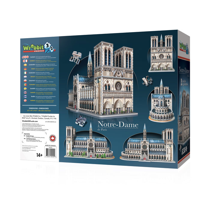 Wrebbit 3D Puzzle Notre-Dame de Paris