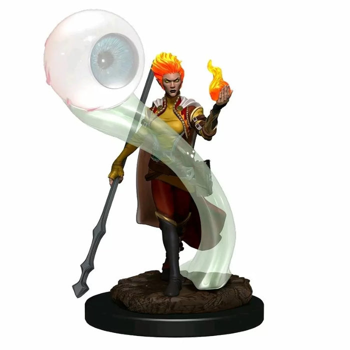 D&D Nolzurs Painted: Fire Genasi Wizard Female