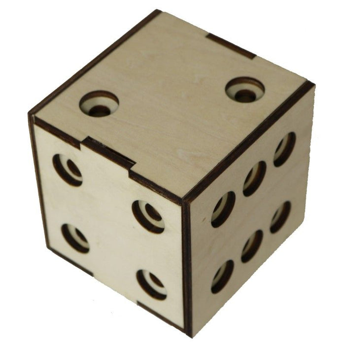 Wooden Puzzle - Dice Box