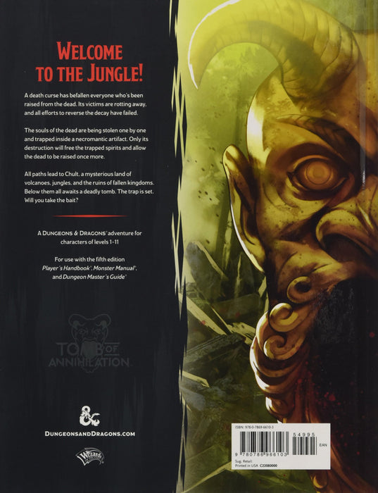 D&D 5th: Tomb of Annihilation Hardcover