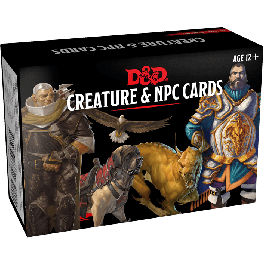 D&D: Monster Cards: NPCs & Creatures (182 cards) (Spellbook Cards)