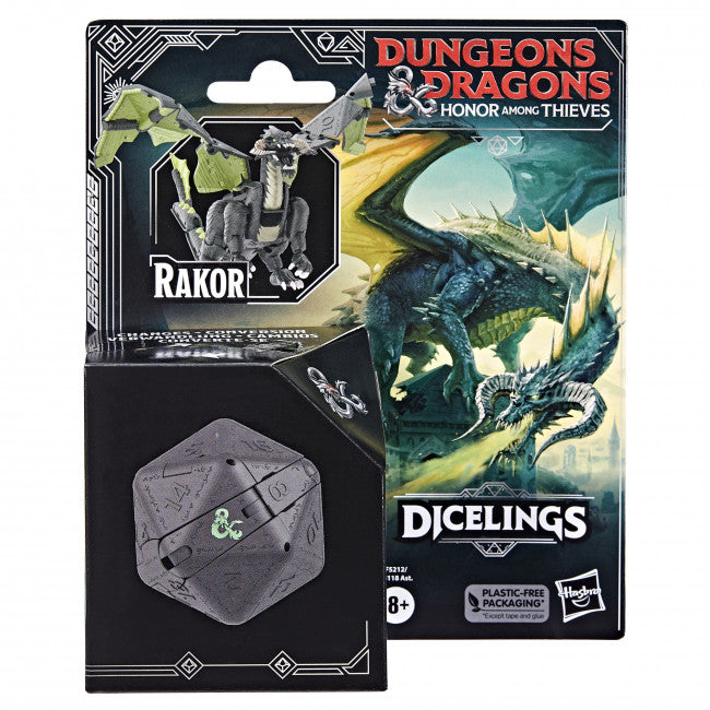 D&D Honour Among Thieves Dicelings - Black Dragon