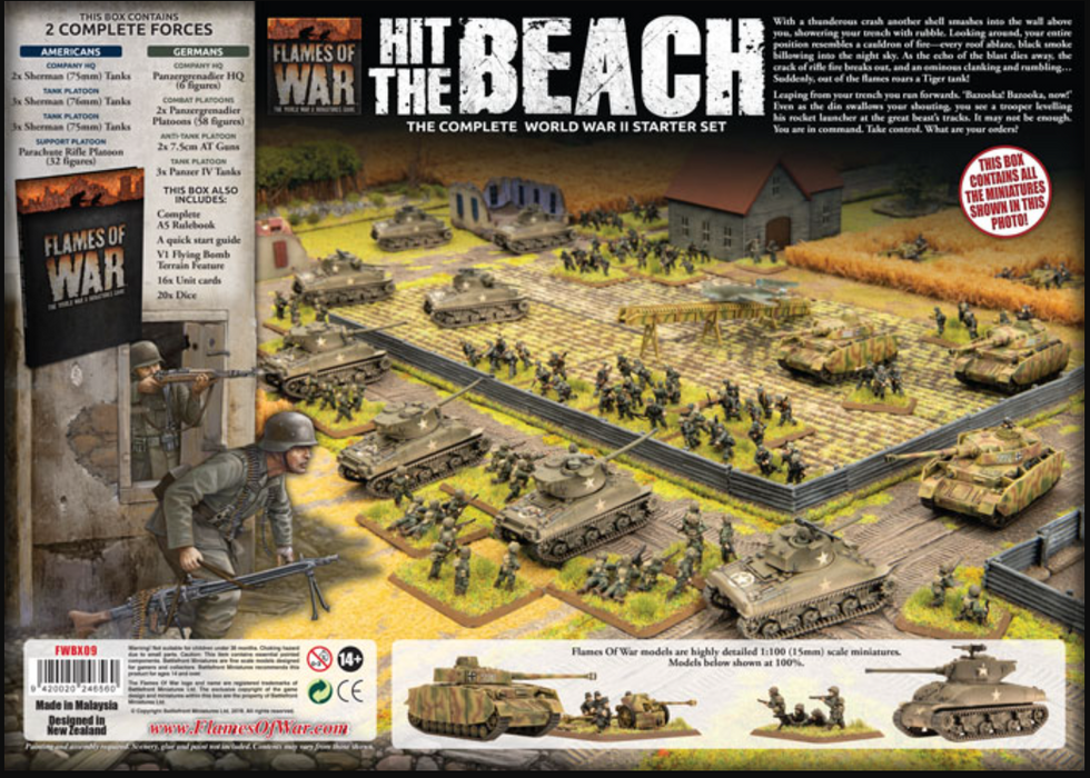 Flames of War: Hit The Beach Army Set