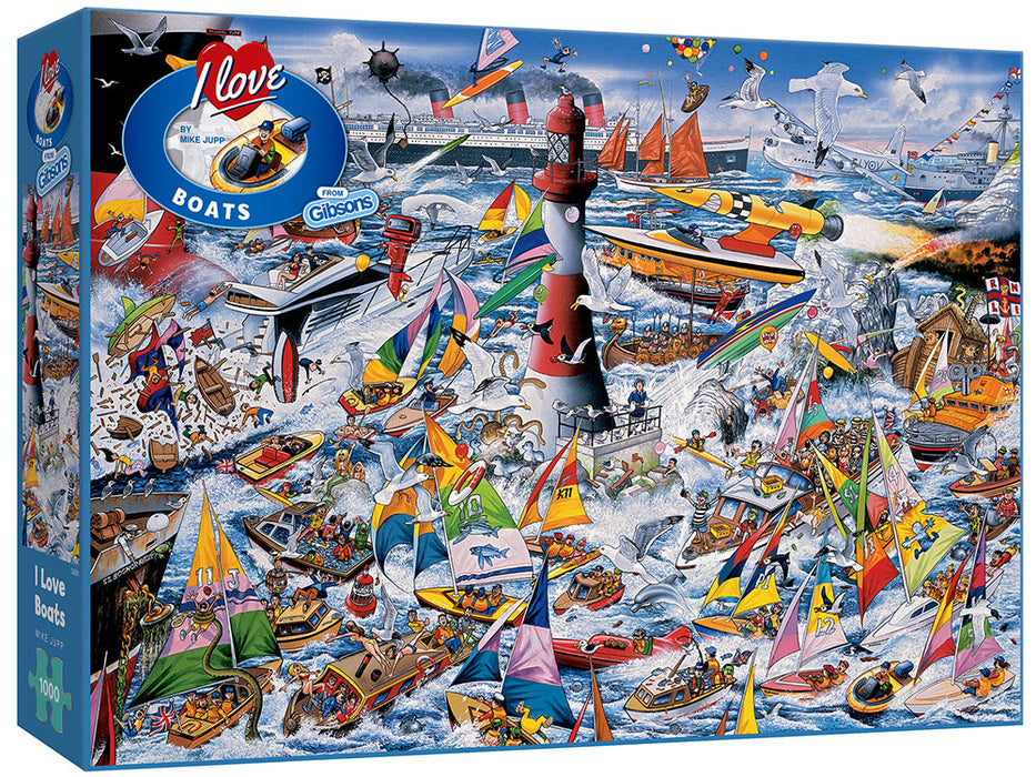 I Love Boats 1000 pieces