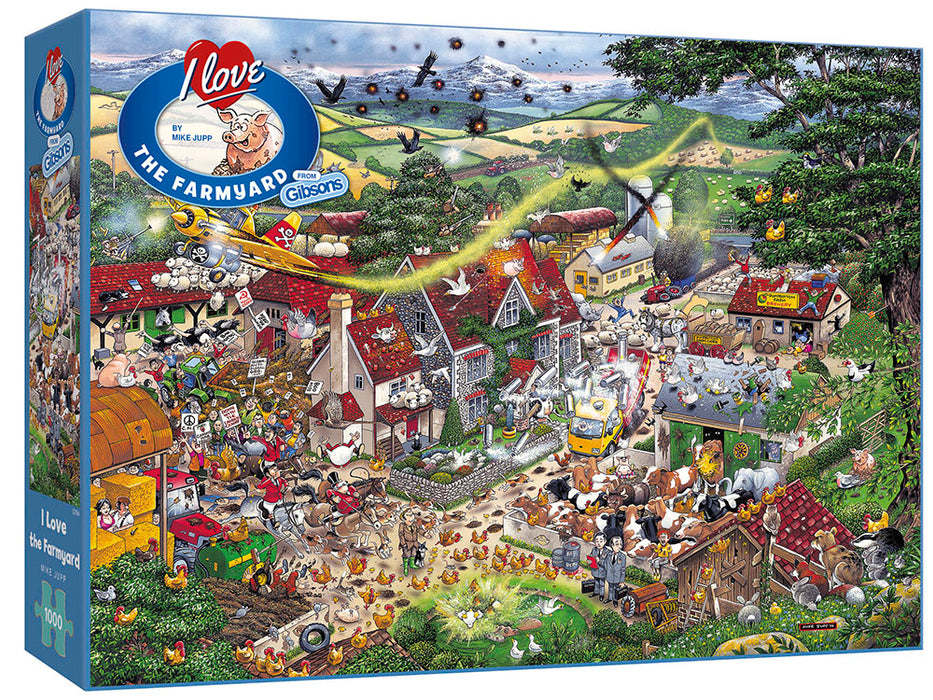 I Love The Farmyard 1000 pieces