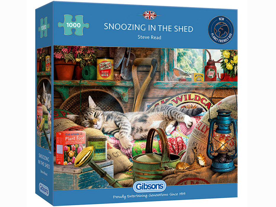 Snoozing in the Shed 1000 pieces