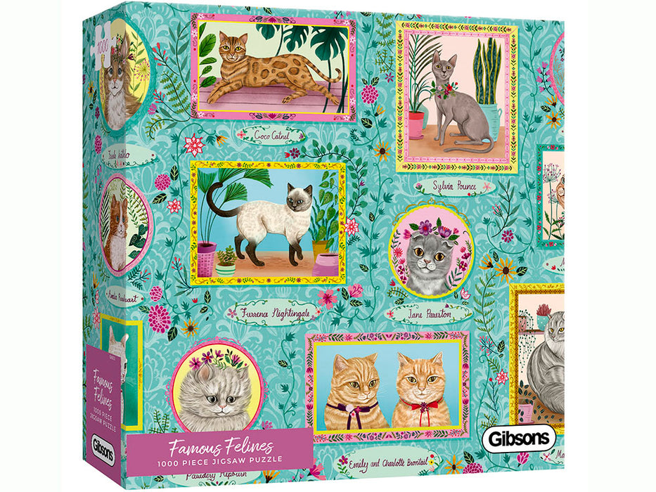 Famous Felines 1000 pieces