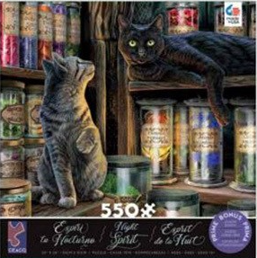Night Spirit - Two Cats - 550 pieces